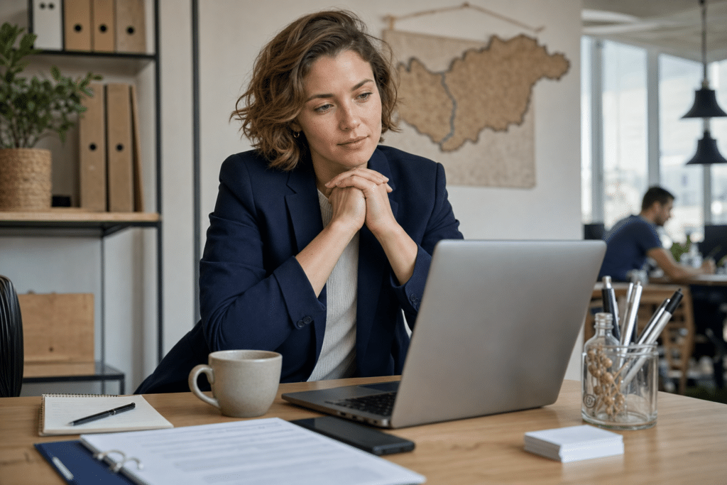 az eladó vitalab.hu domain név ára — alapító gondolkodik laptopnál